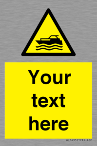 Custom Warning motorised watercraft